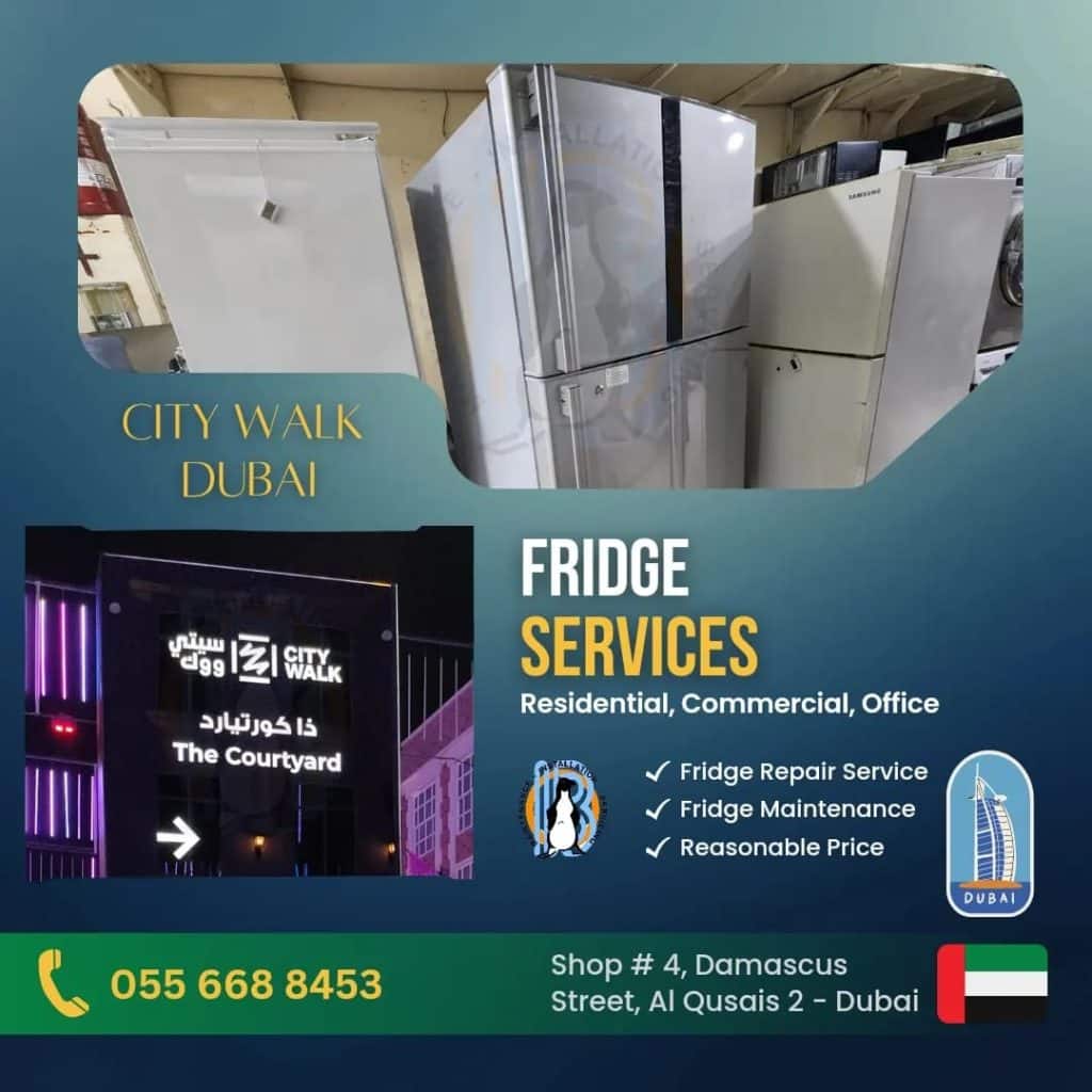 Fridge Repair City Walk, Fridge Service City Walk, Freezer Repair City Walk, Freezer Service City Walk. Refrigerator Repair Service City Walk Dubai